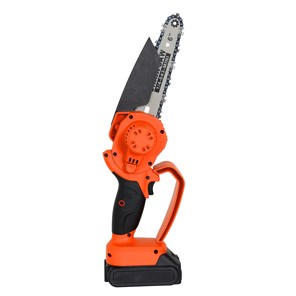 GPT1002 Cordless Mini Handheld Electric Chainsaw for Tree Trimming Wood Cutting